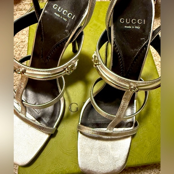 Gucci sandals size 38.5 - Picture 1 of 7